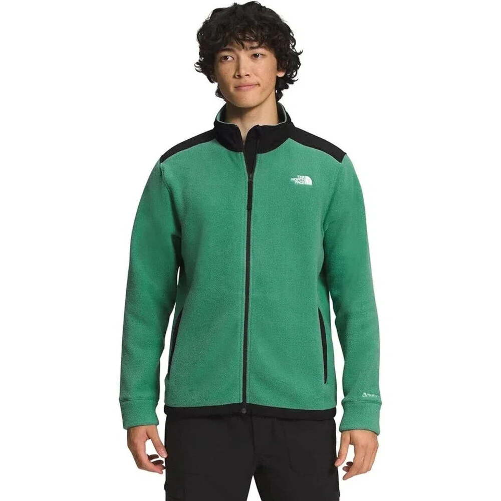 The North Face Alpine Polartec 200 Jacket Men's 2XL Grass Green Full Zip NFFR165